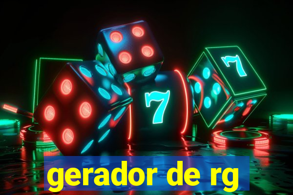 gerador de rg